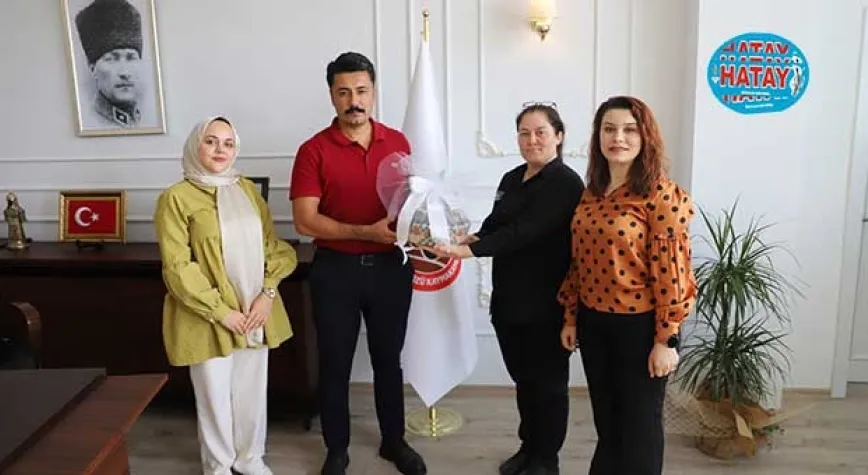KAYMAKAM SERT HAZEK TEMSİLCİLERİNİ KABUL ETTİ