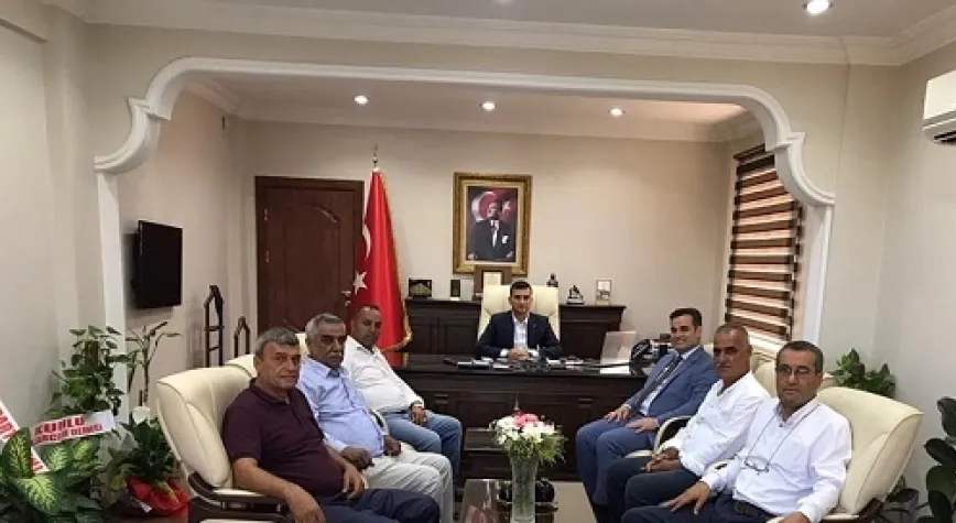 Kaymakam Yeşilyurt’a başarılar dilediler
