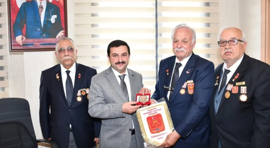 Kaymakam Yılmaz Gazileri Ağırladı