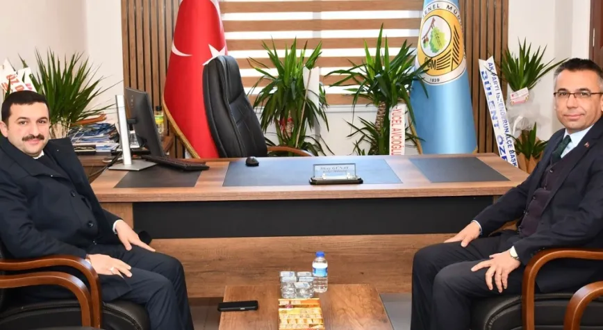 Kaymakam Yılmaz Günay’ı Ağırladı
