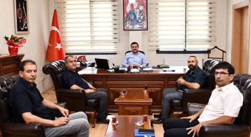 KAYMAKAM YILMAZ’A NEZAKET ZİYARETİ