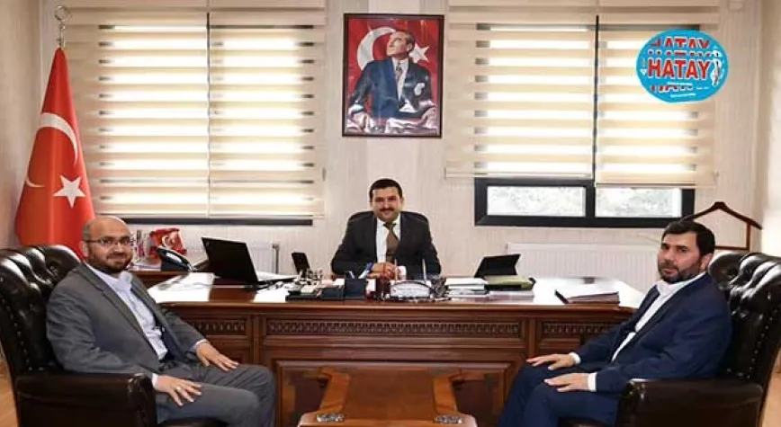 KAYMAKAM YILMAZ’A NEZAKET ZİYARETLERİ