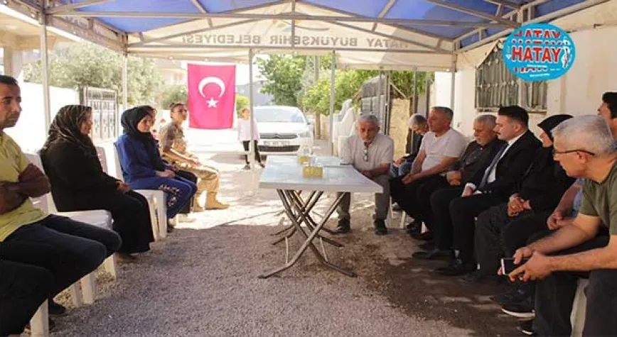 KAYMAKAMDAN ŞEHİT AİLESİNE ZİYARET