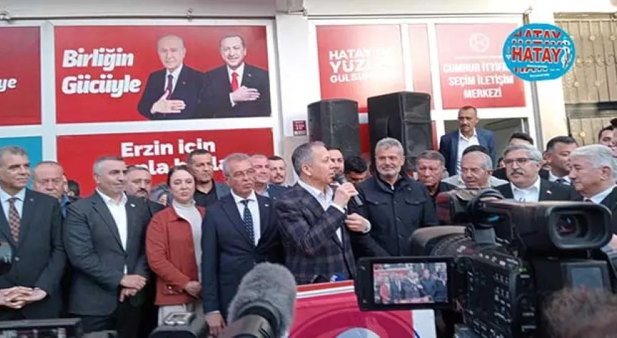 KAYMAKAMLIK YAPTIĞI ERZİN’E 33 YIL SONRA BAKAN OLARAK GELDİ