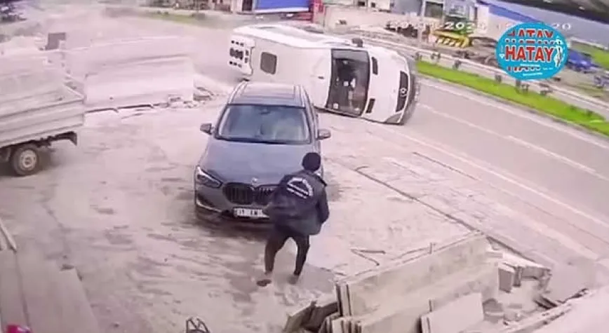 KAZA GÜVENLİK KAMERASINDA