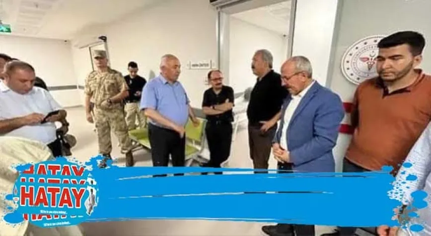 KAZADA YARALANAN ASKERLERE ZİYARET