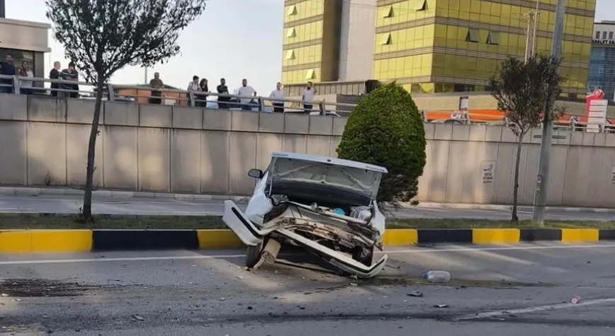 Kazayı İzleyen Araca Başka Araç Çarptı