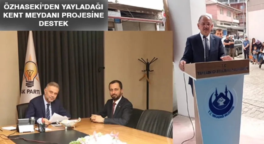 KENT MEYDANI PROJESİNE DESTEK