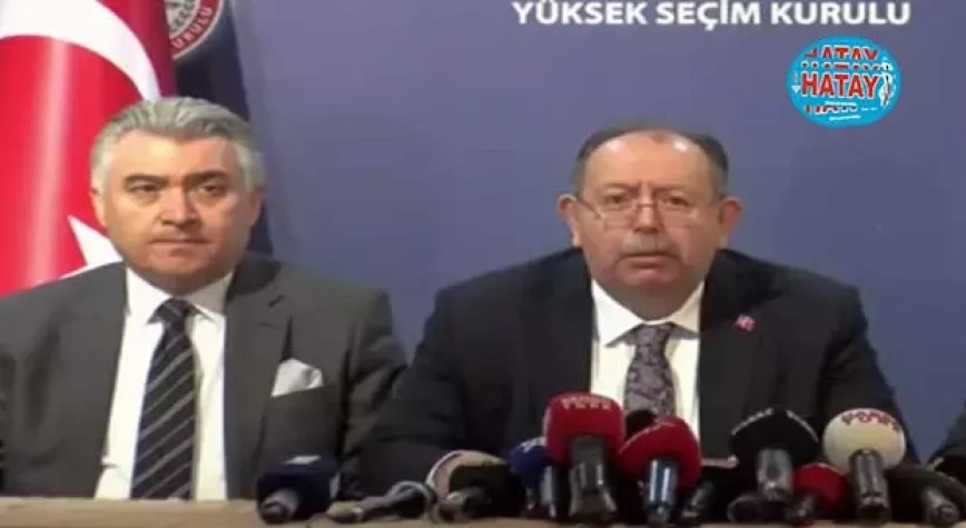 KESİN OLMAYAN SONUÇLARI AÇIKLADI