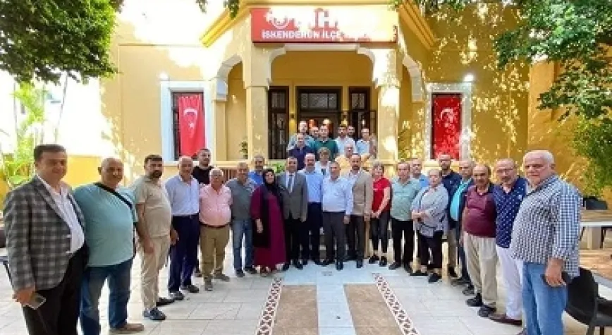 KESKİN'DEN MHP İSKENDERUN İLÇE TEŞKİLATI'NA ZİYARET