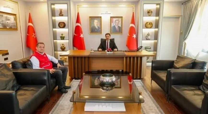 KİMYONOĞLU VALİ MASATLI'YA ÇALIŞMALARINI ANLATTI