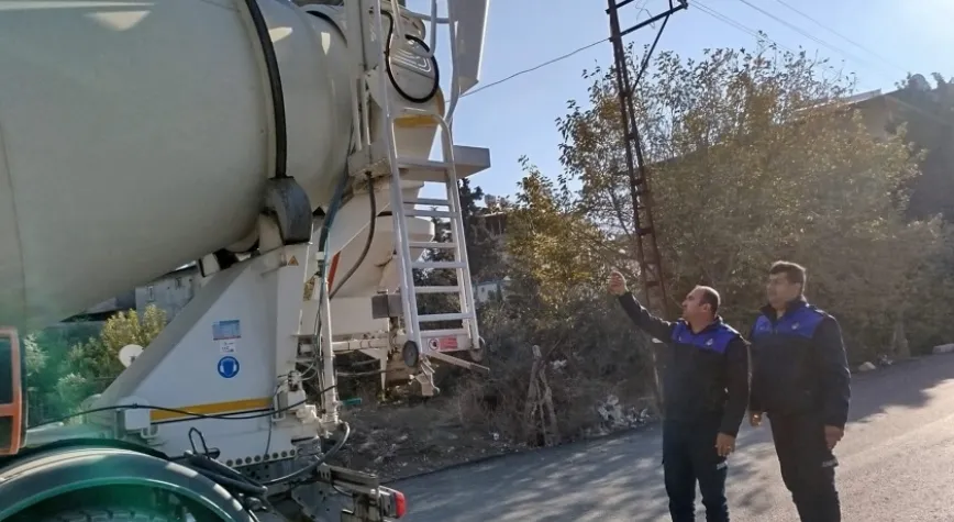 KIRIKHAN’DA BETON MİKSERLERİNE SIKI DENETİM