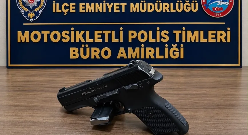 Kırıkhan’da Ruhsatsız Tabanca Ele Geçirildi