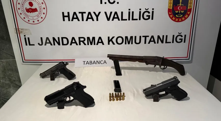 Kırıkhan’da Ruhsatsız Tabanca Operasyonu