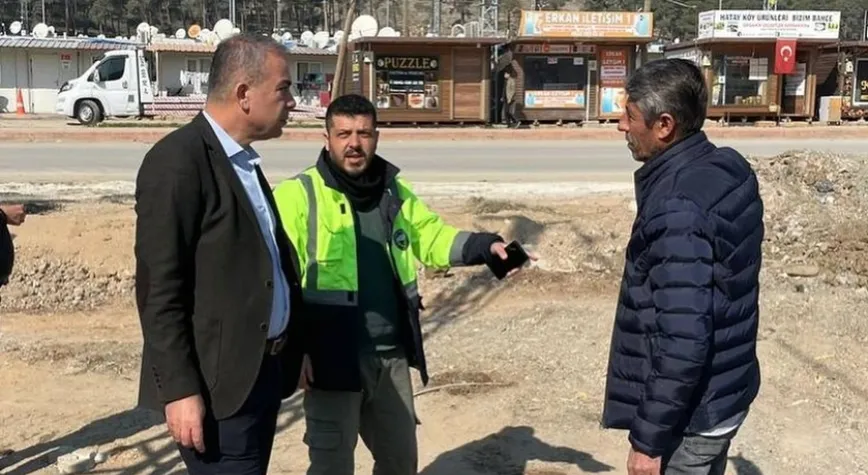 Kırıkhan’da Yol Çalışmaları Devam Ediyor