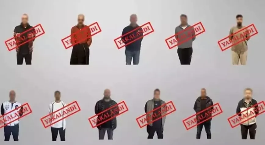 Kırmızı bültenle ve ulusal seviyede aranan 11 suçlu Türkiye'ye getirildi
