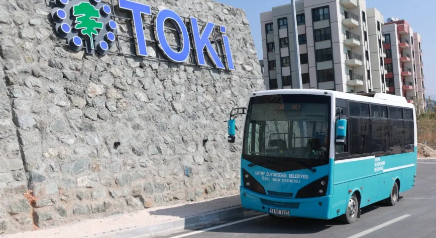 Kisecik TOKİ Konutlarına 104 Numaralı Ulaşım Hattı Hizmete Girdi