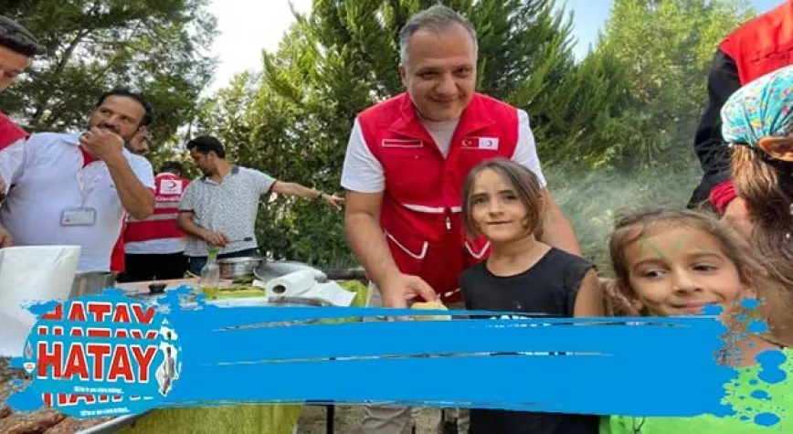 KIZILAY ÇOCUKLARI SEVİNDİRDİ