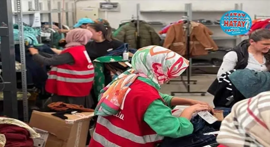 KIZILAY HATAY’DAN İHTİYAÇ SAHİPLERİNE SOSYAL BUTİK