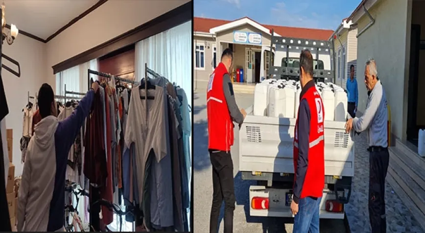 KIZILAY OKULARA DEZENFEKTAN DAĞITTI