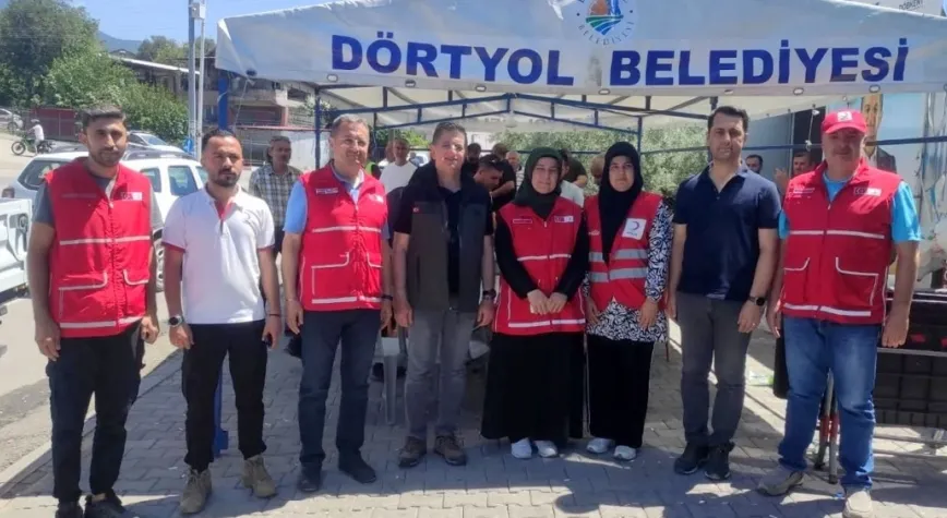 Kızılay’dan Dörtyol’a Geçmiş Olsun Ziyareti