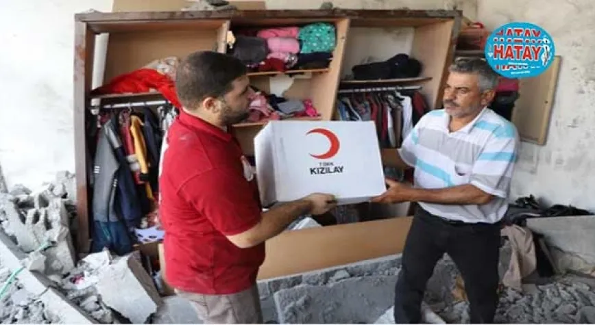 Kızılay’dan Gazze'ye yardım
