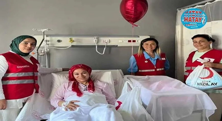 KIZILAY’DAN YENİ DOĞAN BEBEKLERE HEDİYE