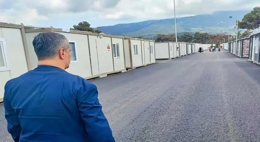 KONAKLAMA MERKEZİ ASFALTLANIYOR