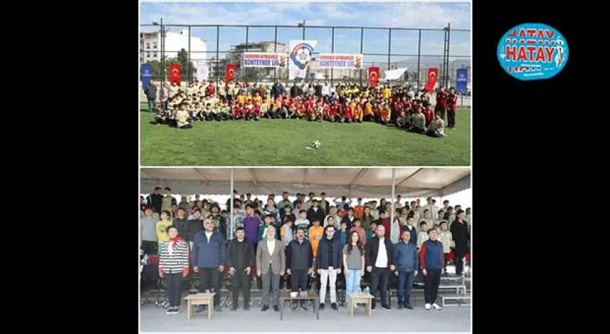 KONTEYNER KENT FUTBOL TURNUVASI BAŞLADI