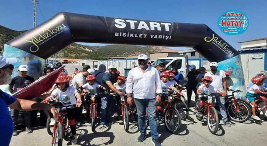 KONTEYNER KENTTE BİSİKLET YARIŞI 