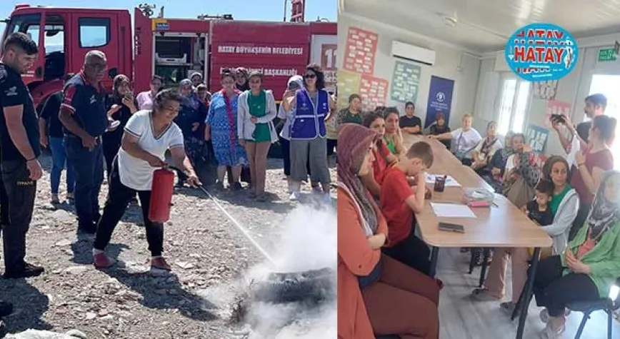 KONTEYNER KENTTE YANGIN EĞİTİMİ