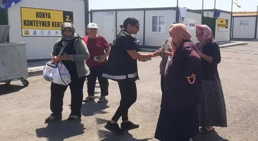  Konteynır kentte bilgilendirme çalışması