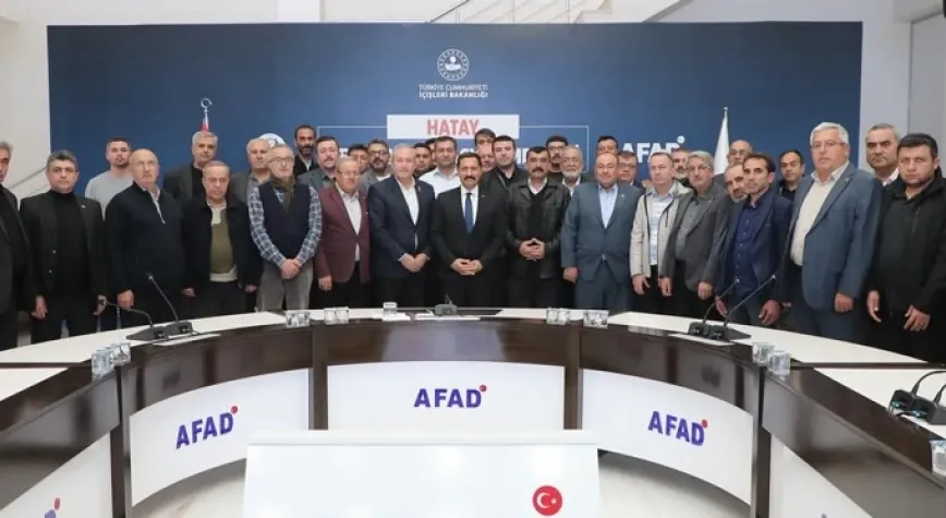 KONYALI MUHTARLARDAN NEZAKET ZİYARETİ