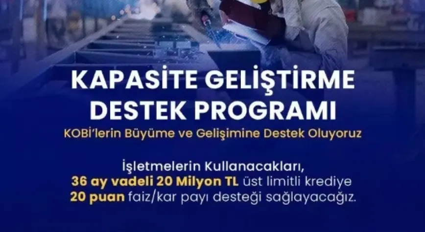 KOSGEB Kapasite Geliştirme Destek Programı'nda 2. Başvuru Dönemi başladı