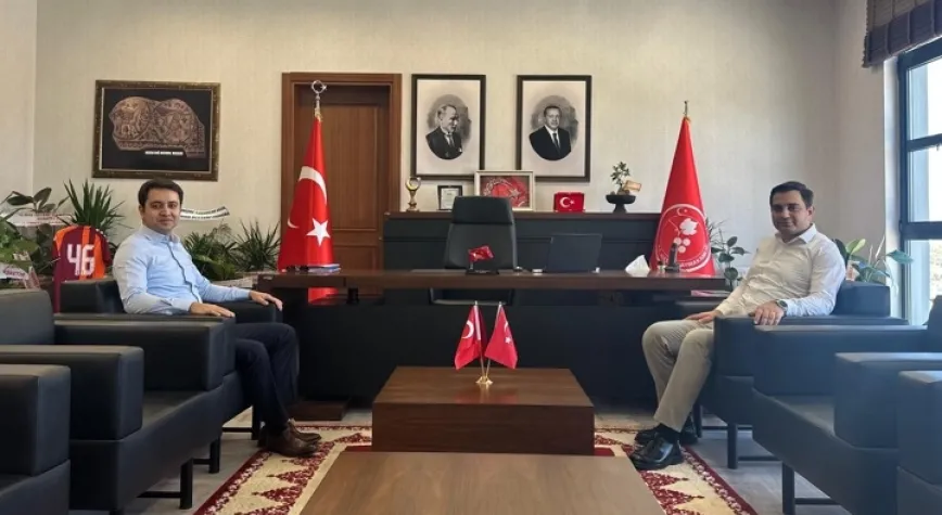 Kumlu Kaymakamından Nezaket Ziyareti