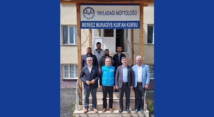 KURAN KURSLARINI ZİYARET ETTİ