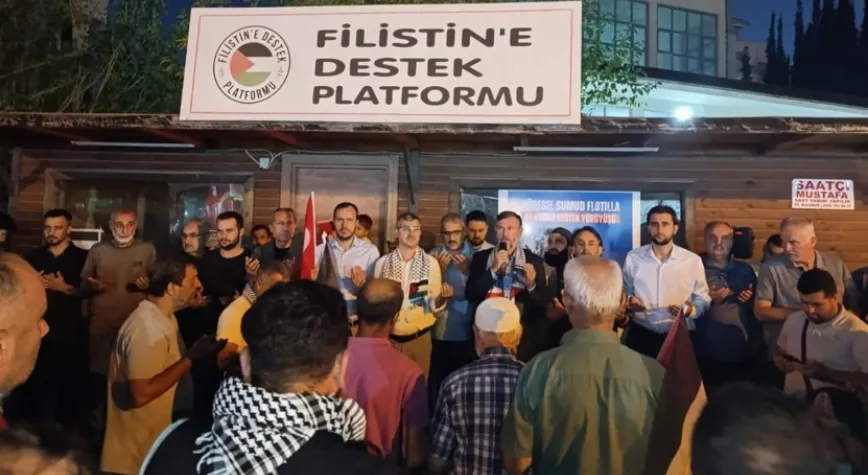 Küresel Sumud Flotilla Konvoyuna Hatay’dan Destek