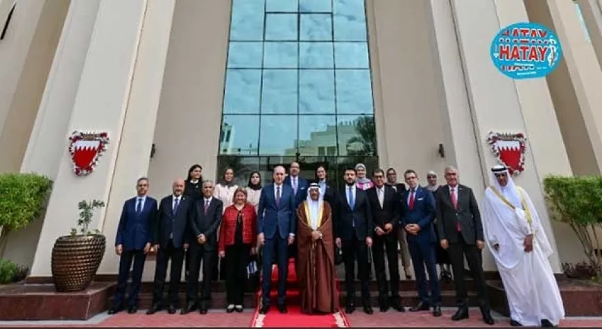 KURTULMUŞ, BAHREYN ŞURA MECLİSİ BAŞKANI AL SALEH İLE GÖRÜŞTÜ