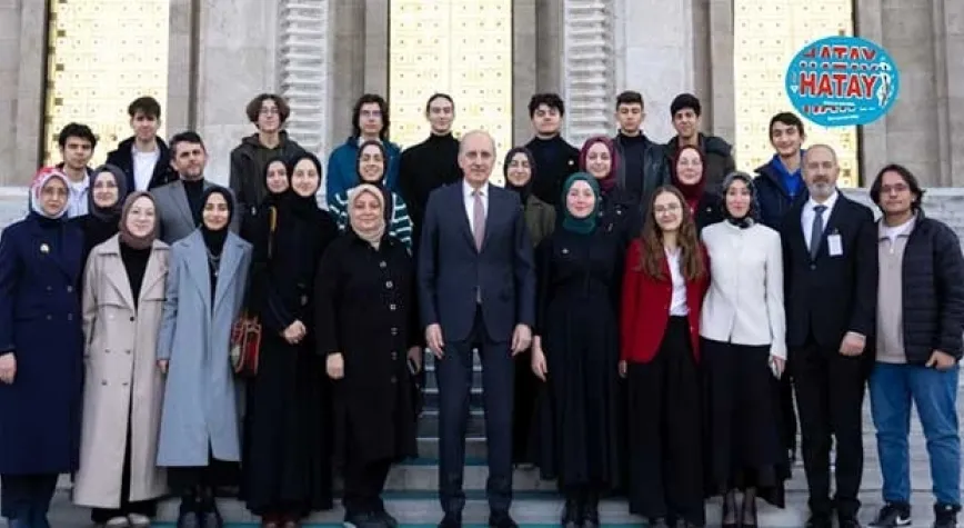 KURTULMUŞ, LİSE ÖĞRENCİLERİNİ KABUL ETTİ