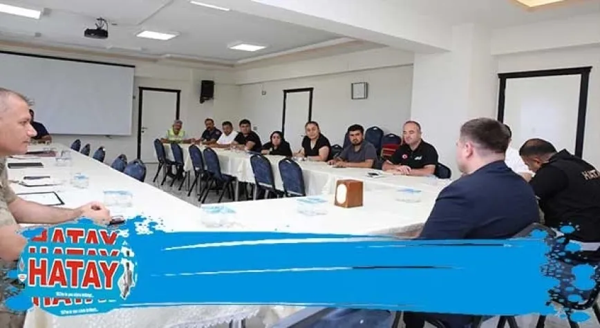 KURUM AMİRLERİ TOPLANTISI YAPILDI