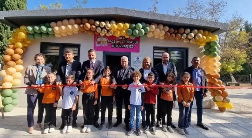 KÜTÜPHANE TÖRENLE HİZMETE AÇILDI