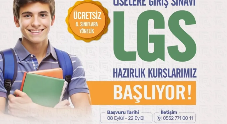 LGS Hazırlık Kurs Başvuruları Başladı