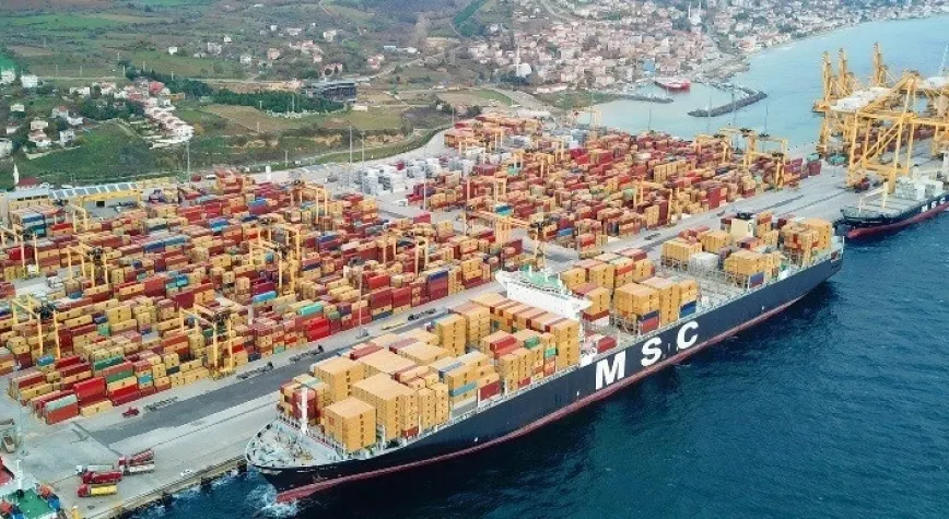 LİMANLARDA 8 AYDA 313 MİLYON TON YÜK ELLEÇLENDİ