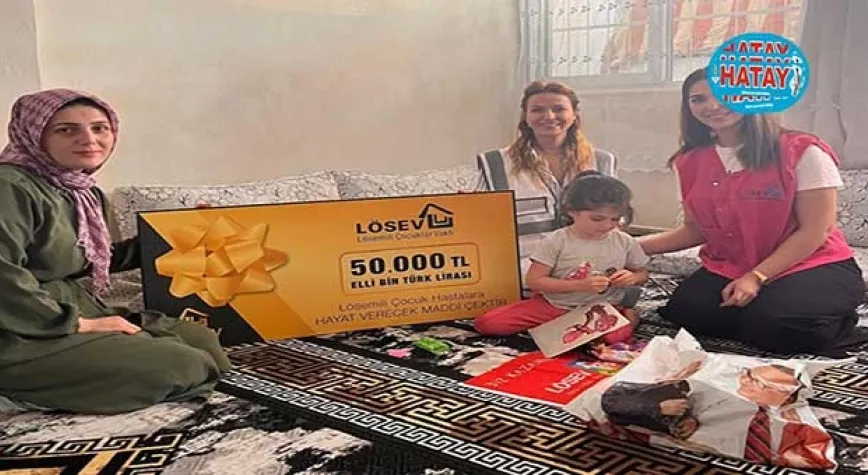 LÖSEV YARDIM ÇEKLERİ İLE DESTEK OLUYOR