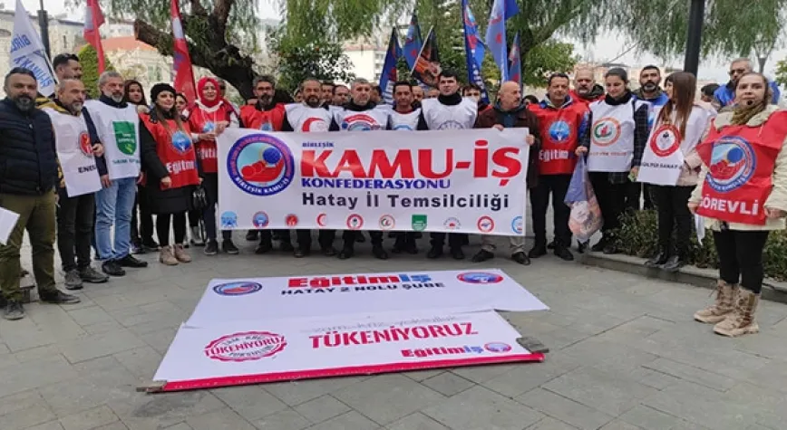 MAAŞLARIN YÜKSELTİLMESİNİ İSTİYORUZ   