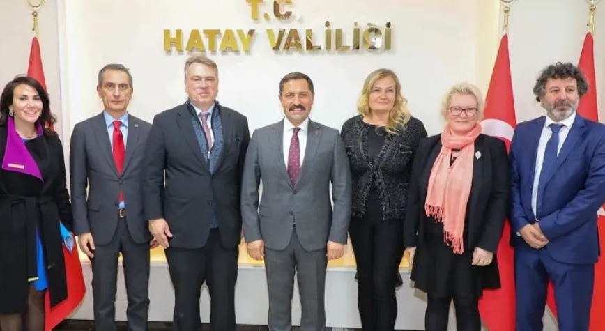MASATLI AB DELEGASYONU BAŞKANINI AĞIRLADI