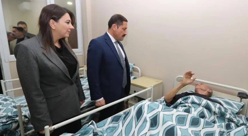 Masatlı, huzurevi sakinlerini ziyaret etti