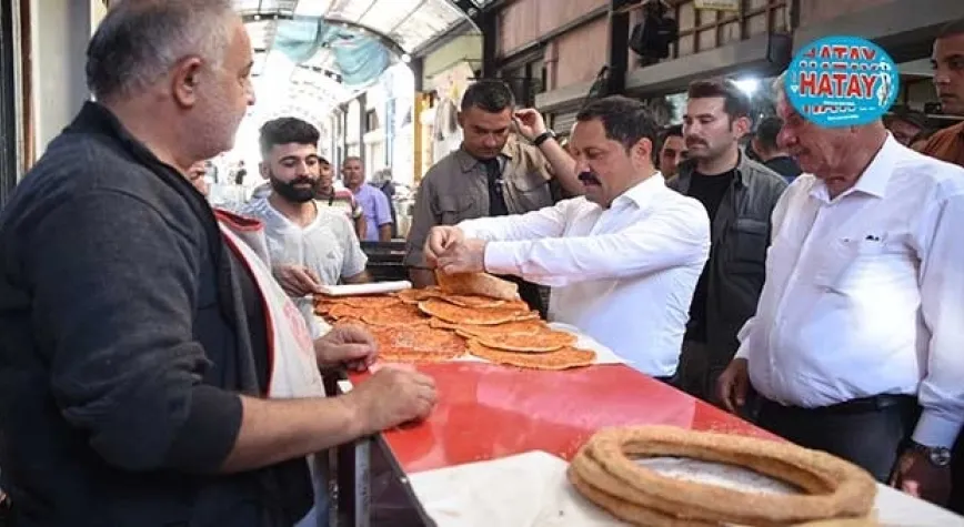 MASATLI VE  YILMAZ’DAN ESNAFA ZİYARET