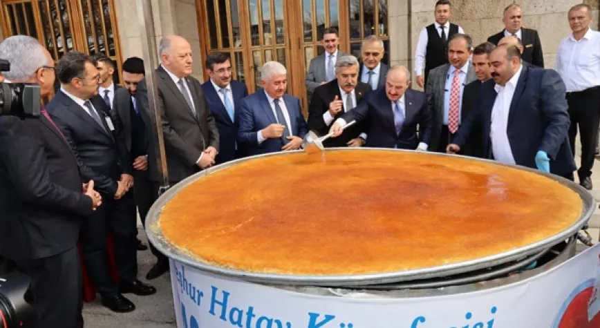 Mecliste künefe lansmanı