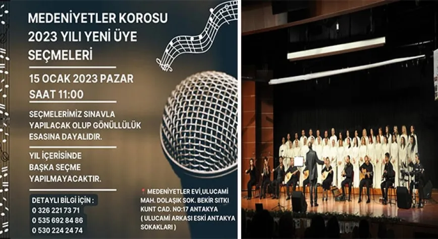 Medeniyetler Korosu Seçmeleri 